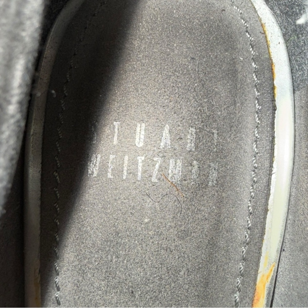 Stuart Weitzman womens Classic Black Heels Pumps Size 8.5 work shoes power shoe - Picture 5 of 10